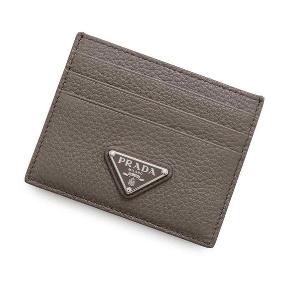 Prada Case Dino Vitello Wallet Leather Pass - Picture 1 of 7